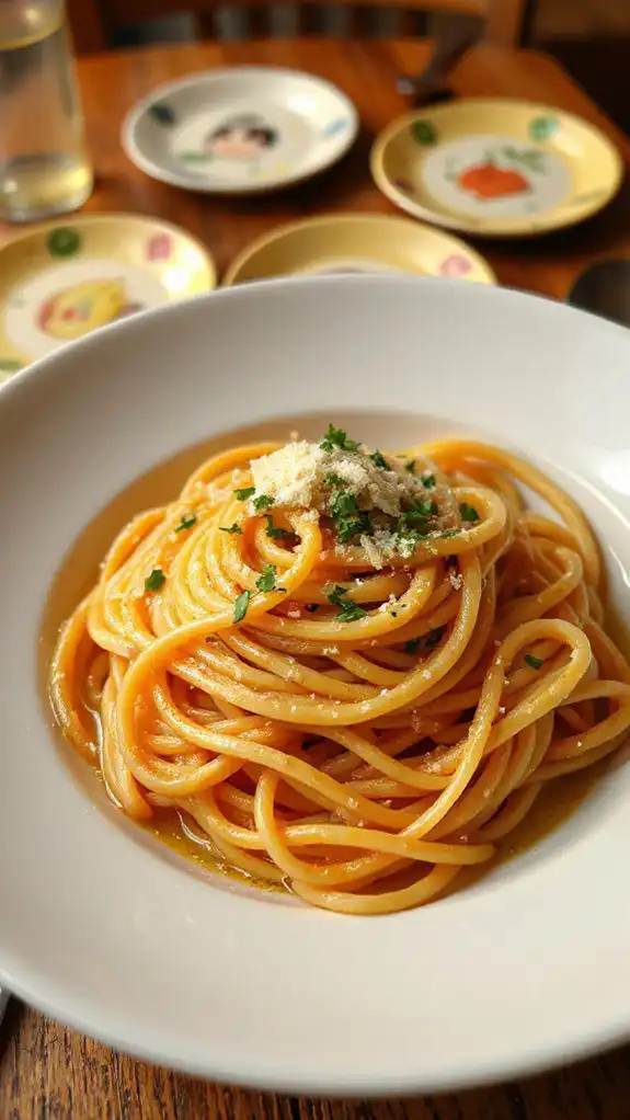 simple garlic oil pasta simple garlic oil pasta