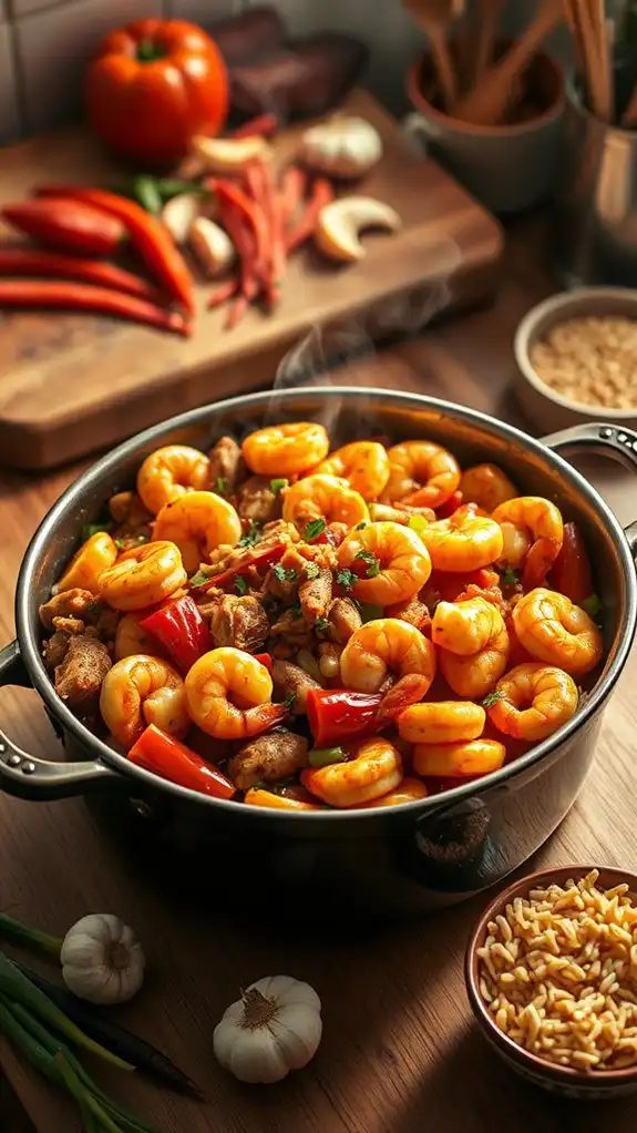 simple jambalaya in one pot