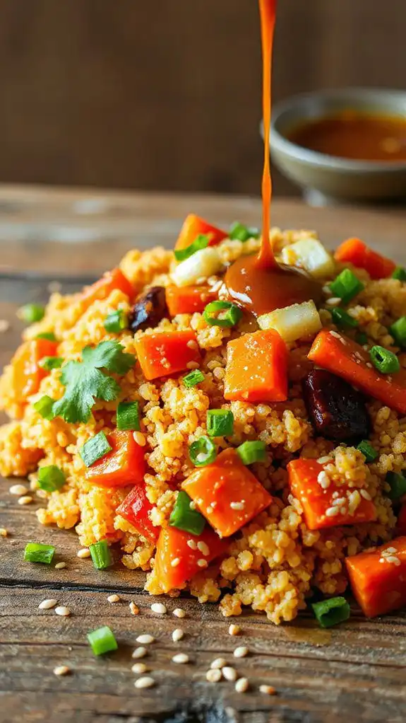 simple kimchi quinoa recipe