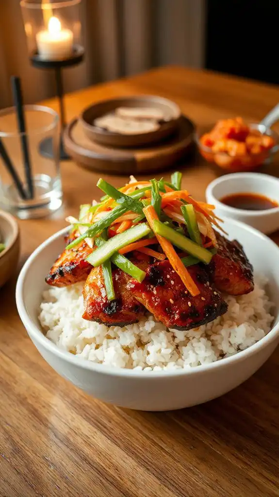 simple korean pork bowls