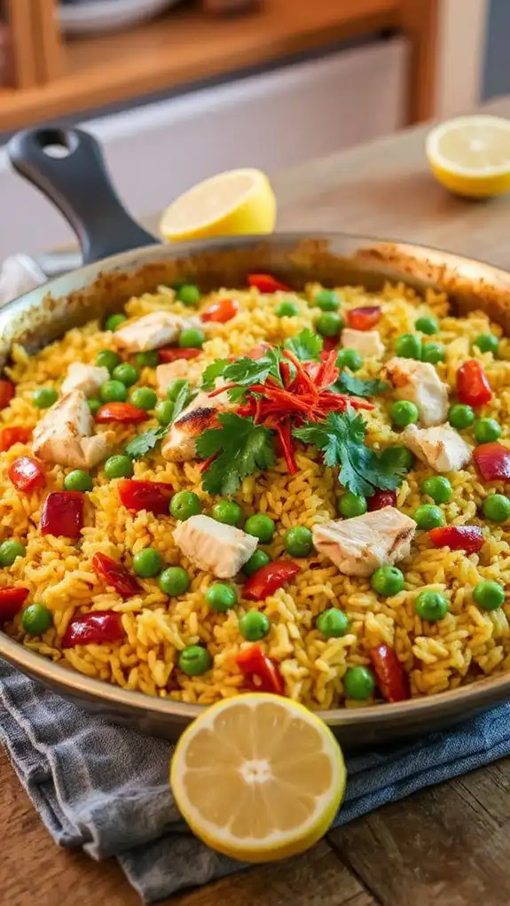 simple one pan paella recipe