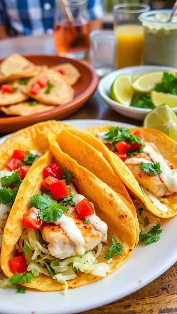 simple tacos with sauce