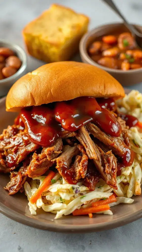 slow cooked flavorful shredded meat slow cooked flavorful shredded meat