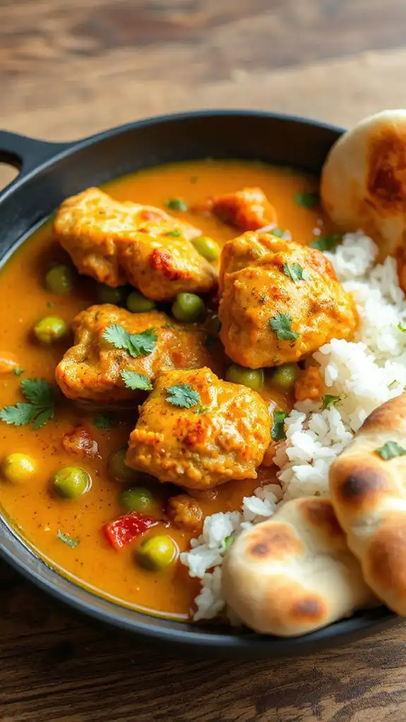 slow cooking chicken curry