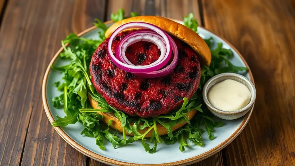 smoked beet burger recipe