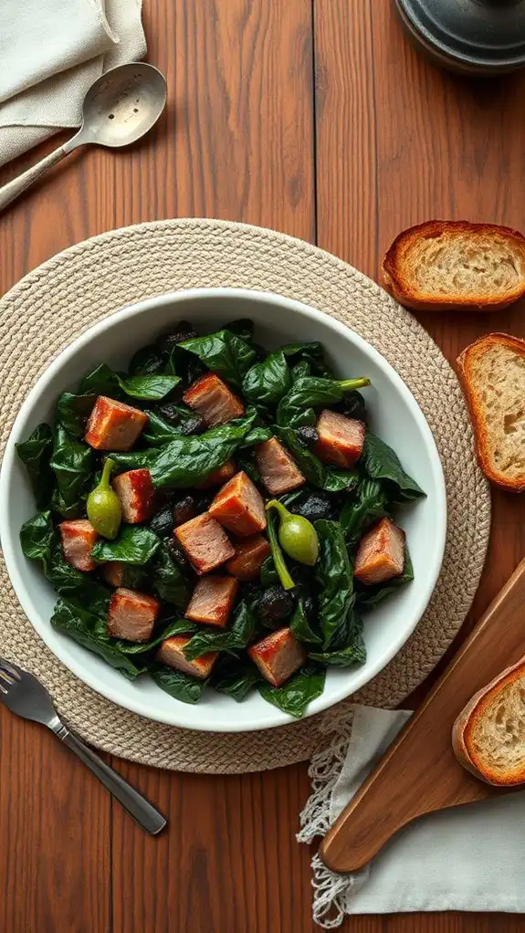 smoked ham hocks greens