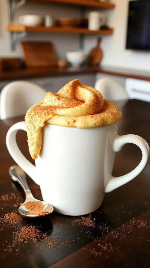 snickerdoodle mug cake recipe