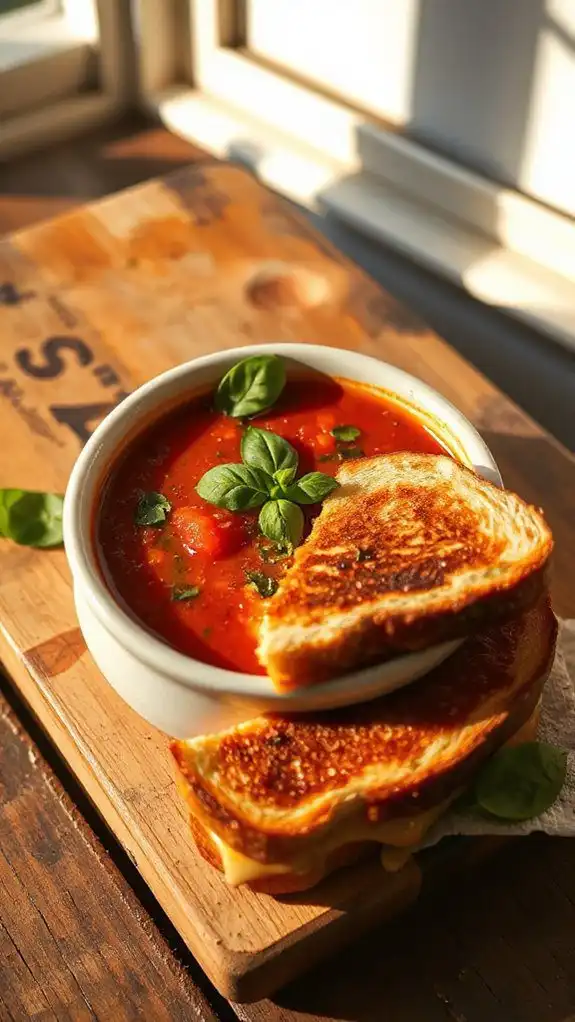 soup and sandwich combo
