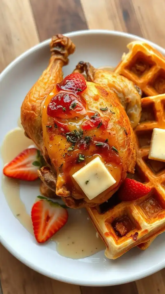southern style chicken waffles