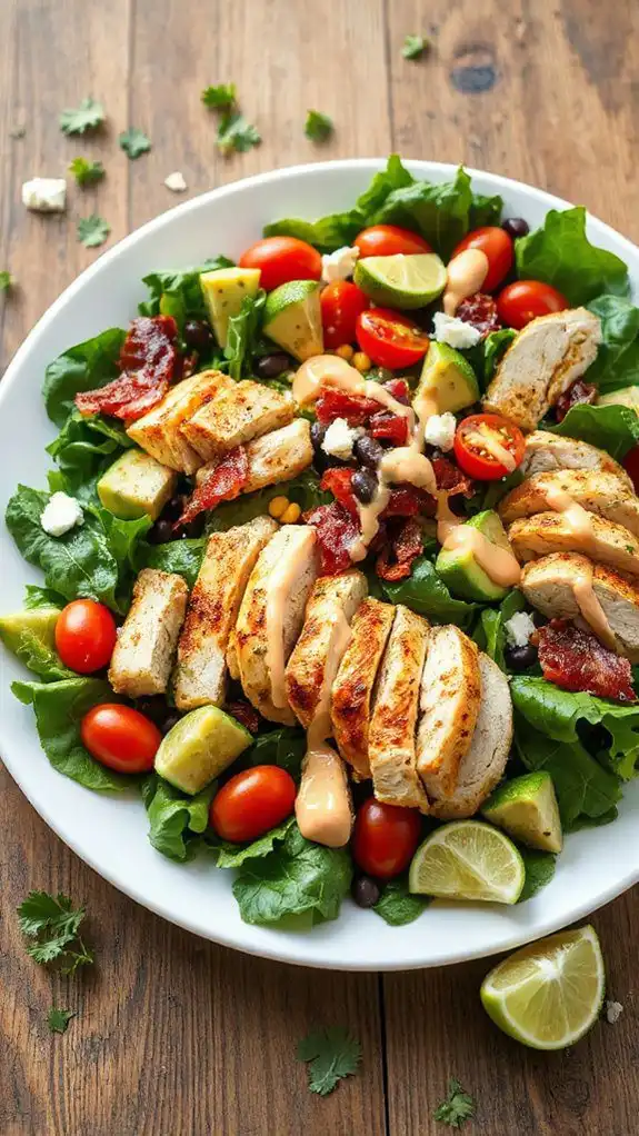 southwest inspired cobb salad