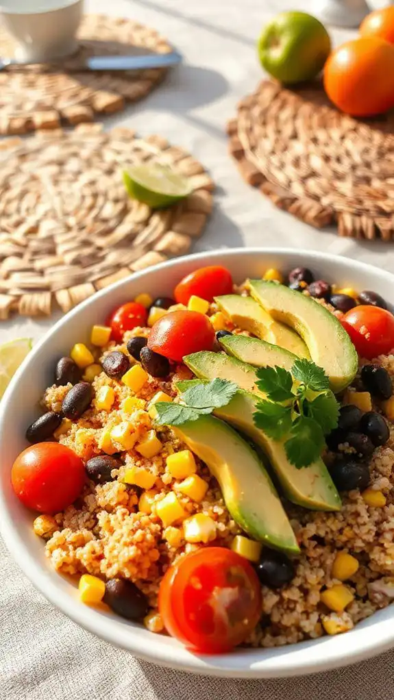 southwest inspired grain bowl