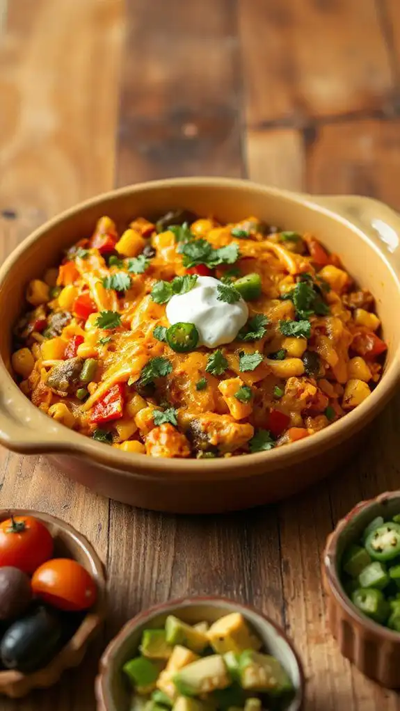 southwest inspired vegetable dish