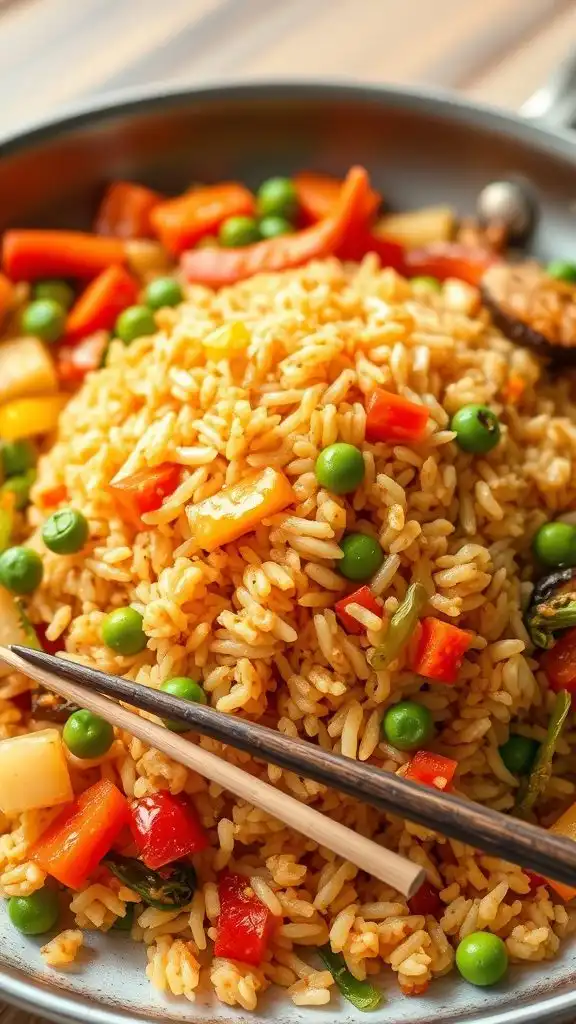 soy sauce vegetable fried rice