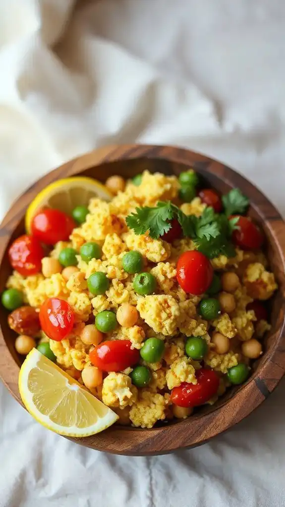 spiced cauliflower rice dish