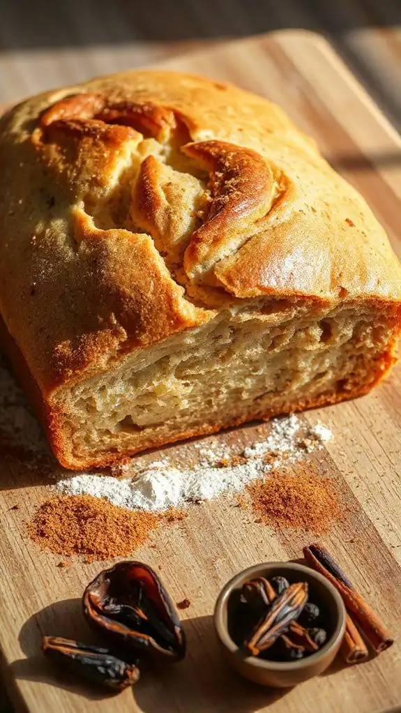 spiced chai flavored bread