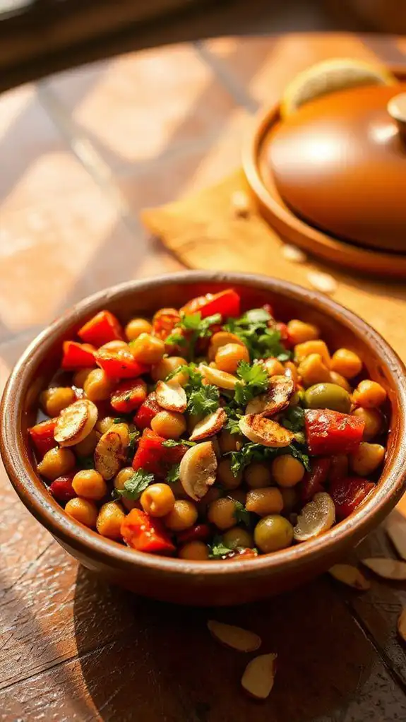 spiced chickpeas moroccan stew