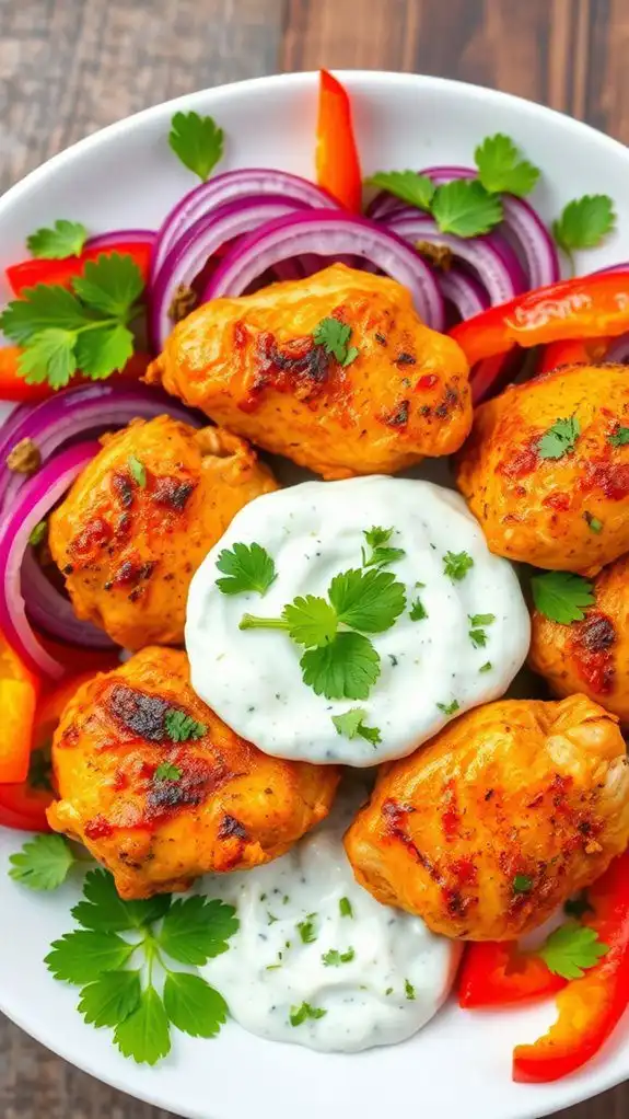 spiced grilled chicken dish