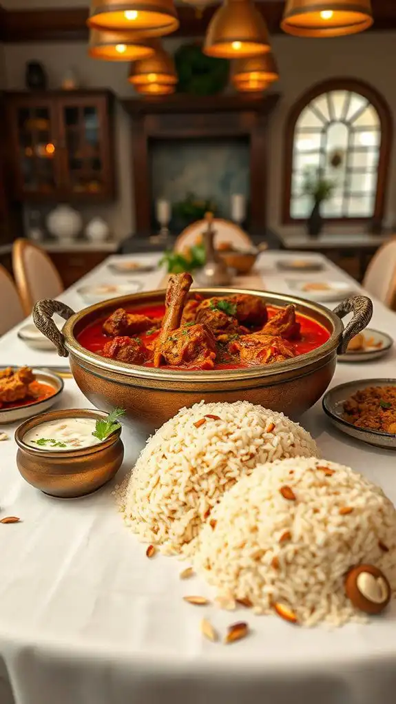 spiced lamb curry dish