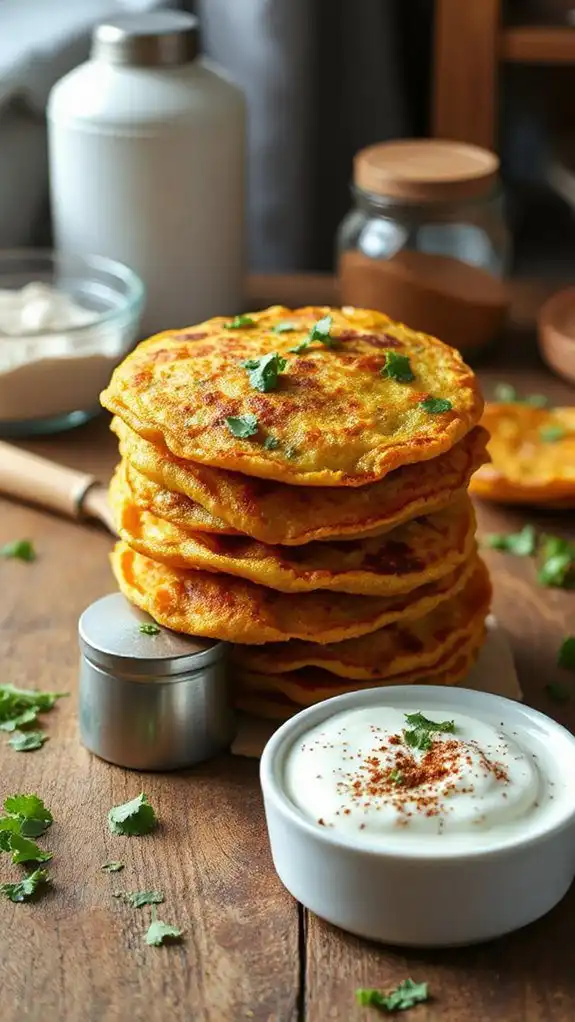 spiced potato pancake recipe