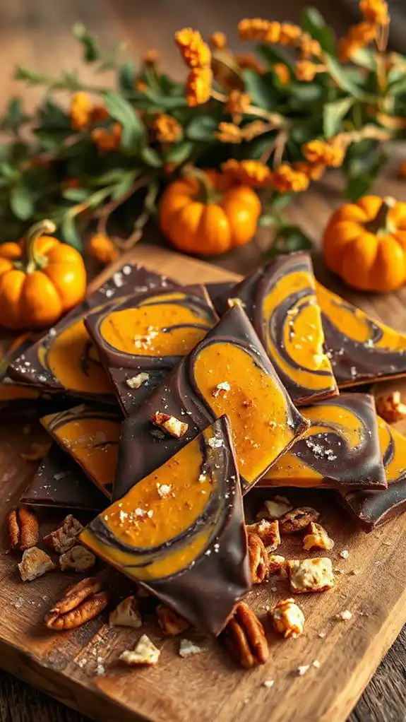 spiced pumpkin chocolate treat spiced pumpkin chocolate treat