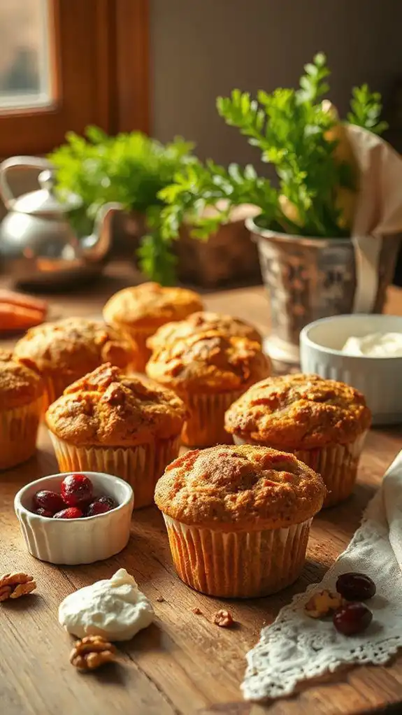 spiced pumpkin morning muffins