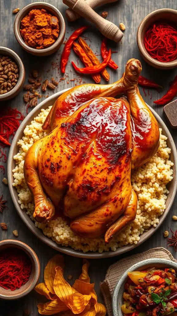 spicy algerian chicken recipe