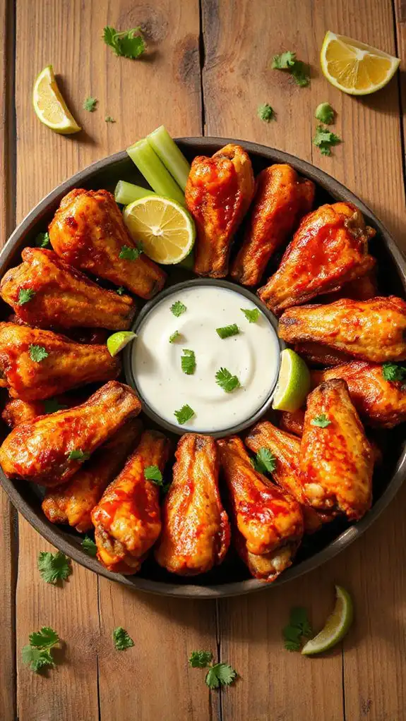 spicy and flavorful wings
