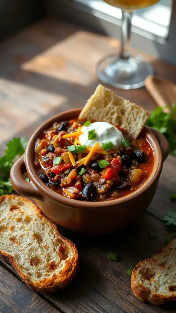 spicy beef and beans