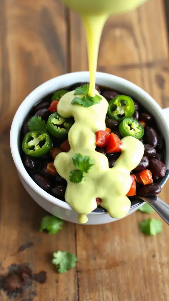spicy black bean dish