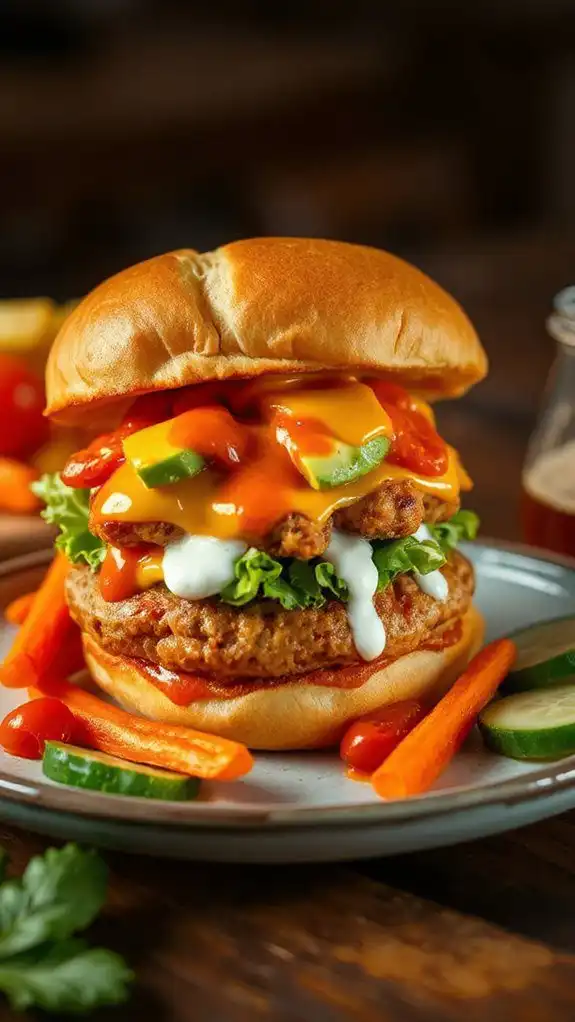 spicy buffalo chicken sandwich