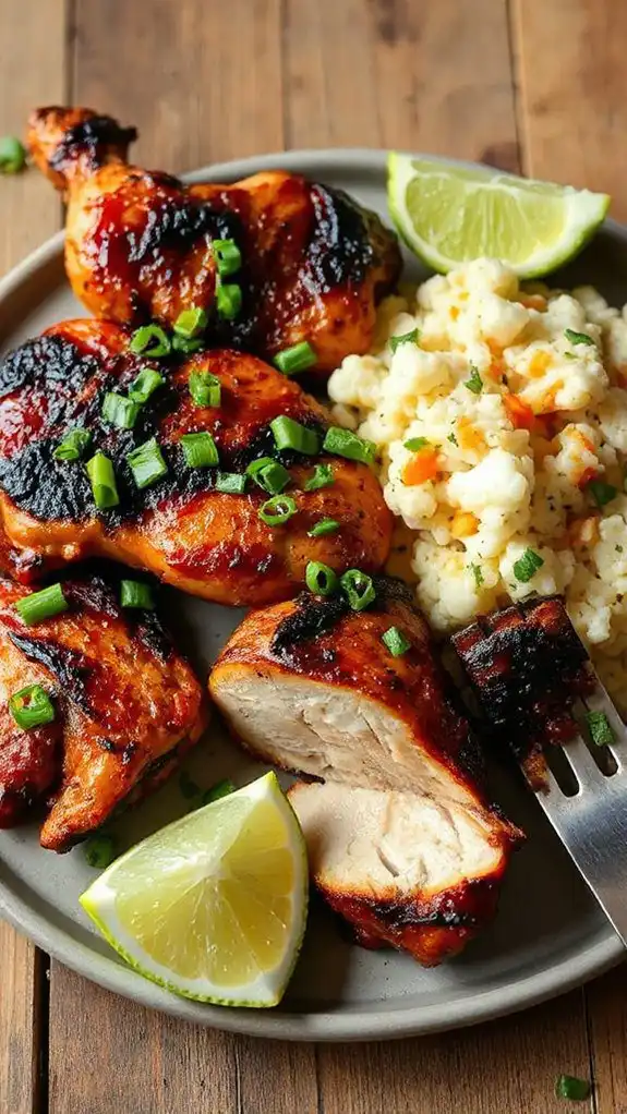 spicy caribbean chicken dish