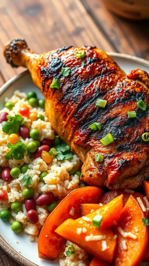 spicy caribbean grilled chicken