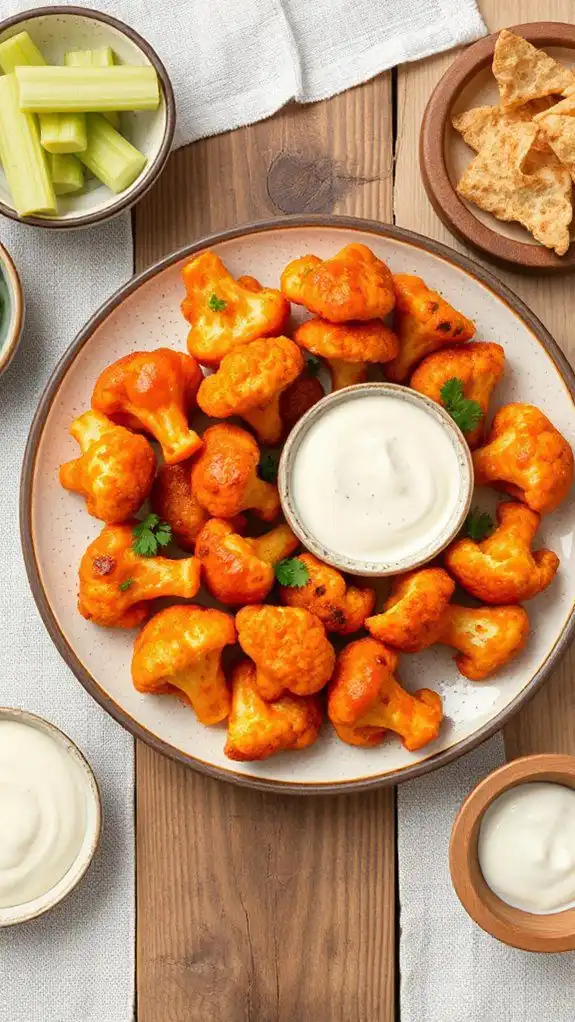 spicy cauliflower appetizer bites
