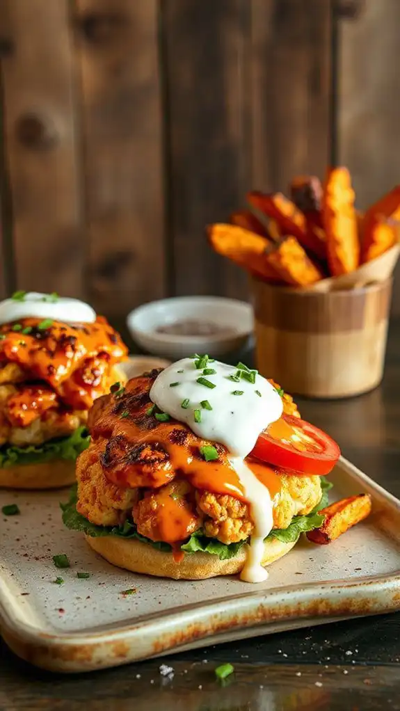 spicy cauliflower burger recipe
