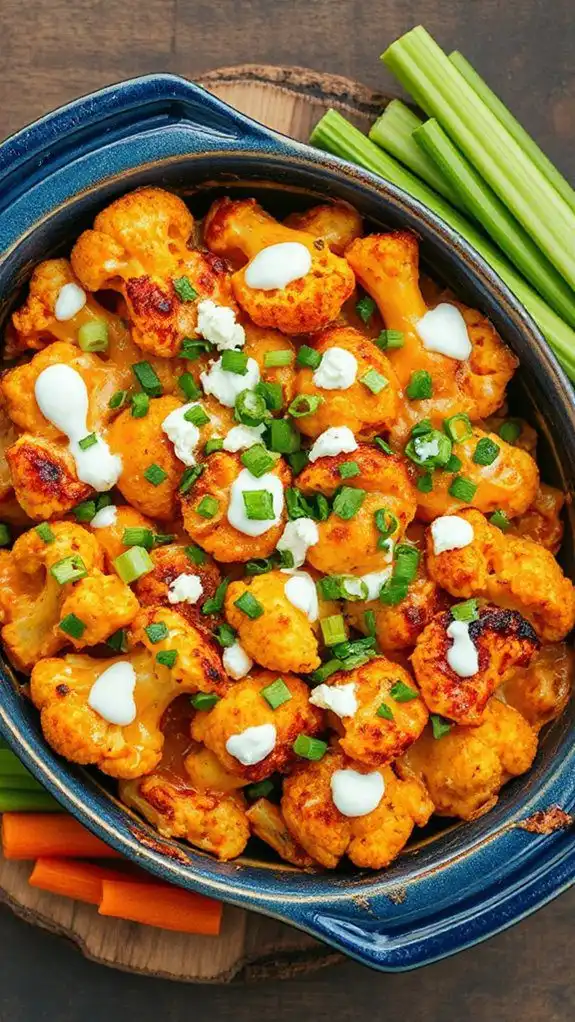 spicy cauliflower chicken casserole