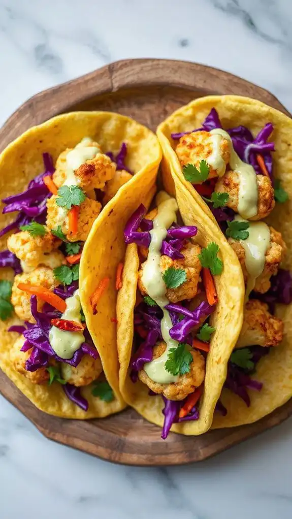 spicy cauliflower taco recipe