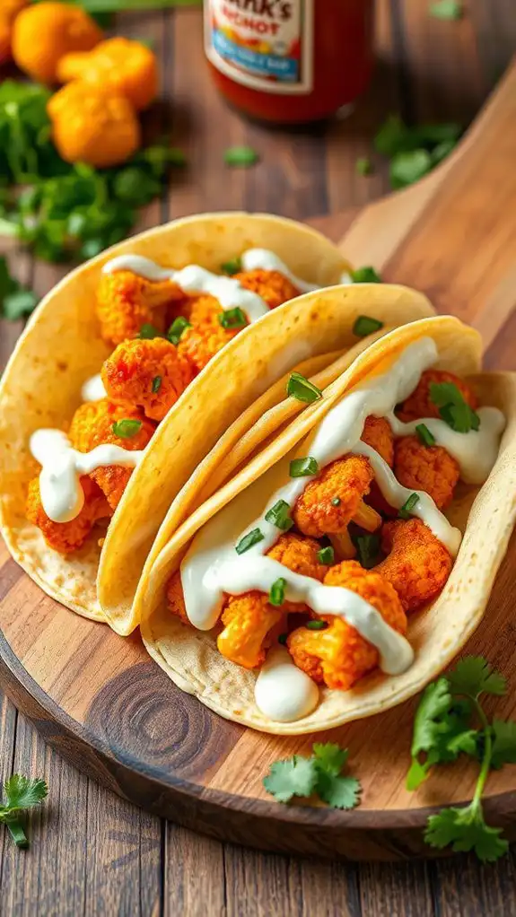 spicy cauliflower tacos recipe