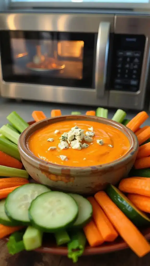 spicy cheesy chicken dip