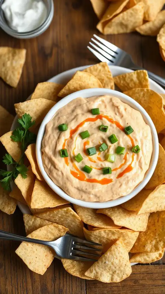 spicy cheesy chicken dip
