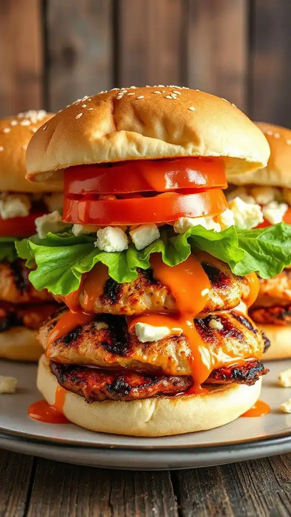 spicy chicken burger recipe