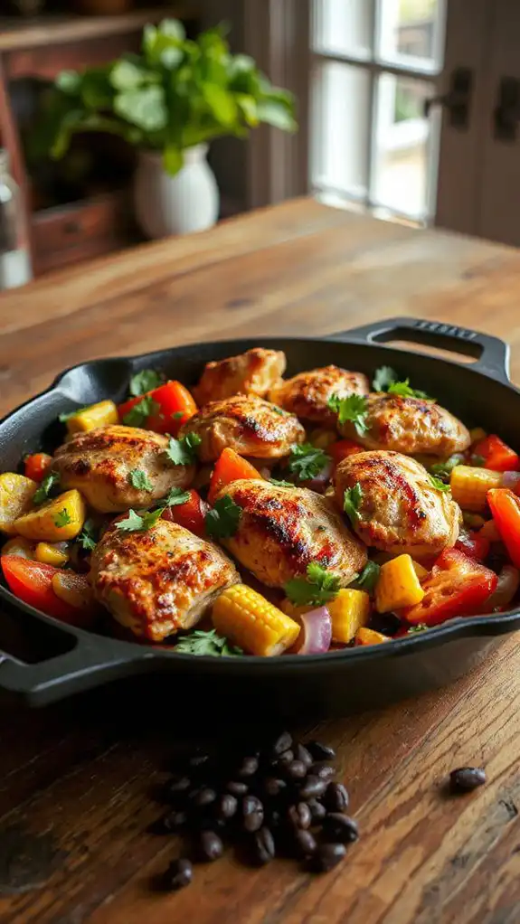 spicy chicken one pan meal