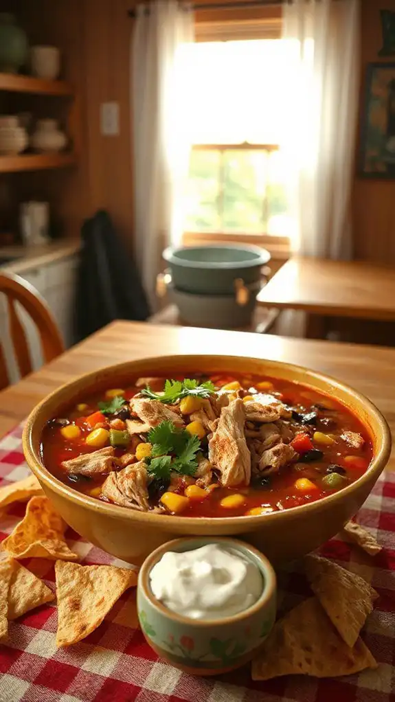 spicy chicken soup delight