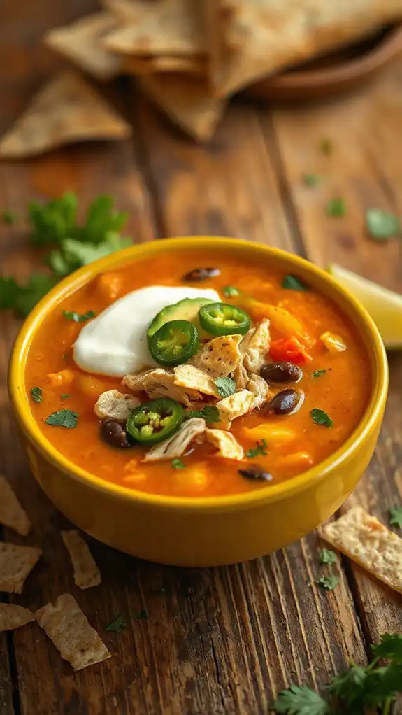 spicy chicken soup recipe
