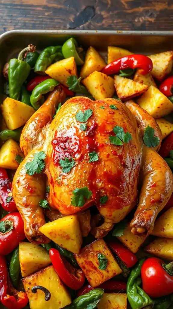 spicy chicken with pineapple
