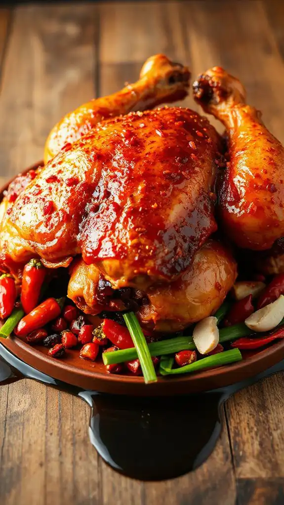spicy chinese chicken dish