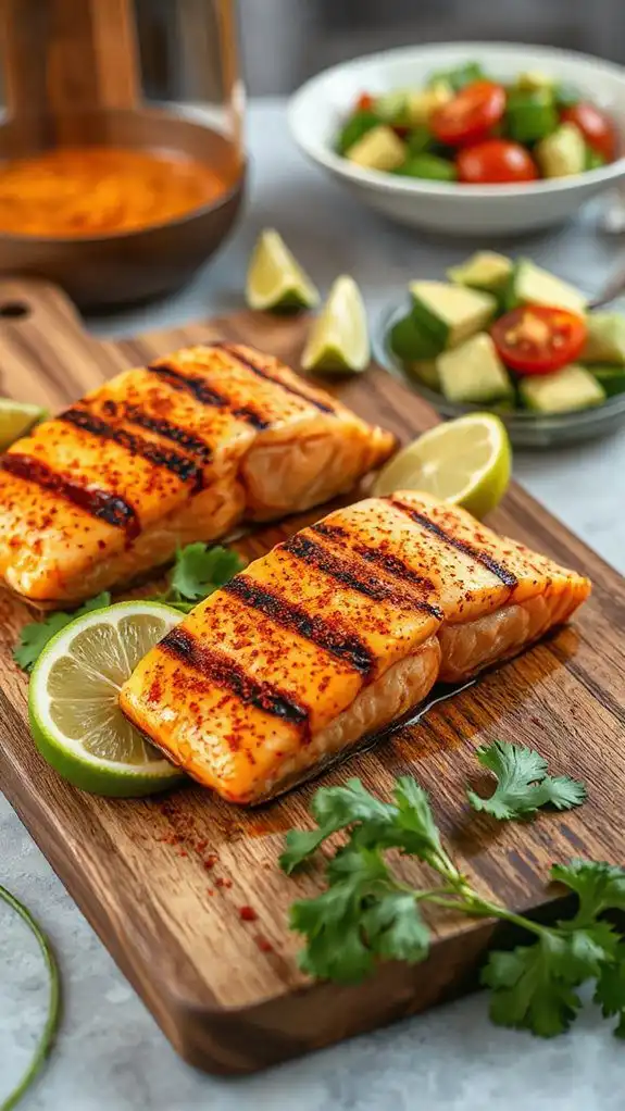 spicy citrus salmon dish