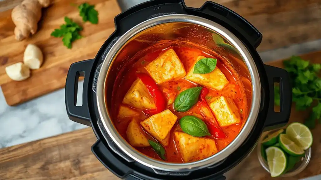 spicy coconut chicken dish spicy coconut chicken dish