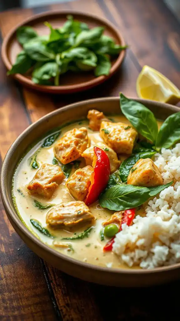 spicy coconut chicken stew