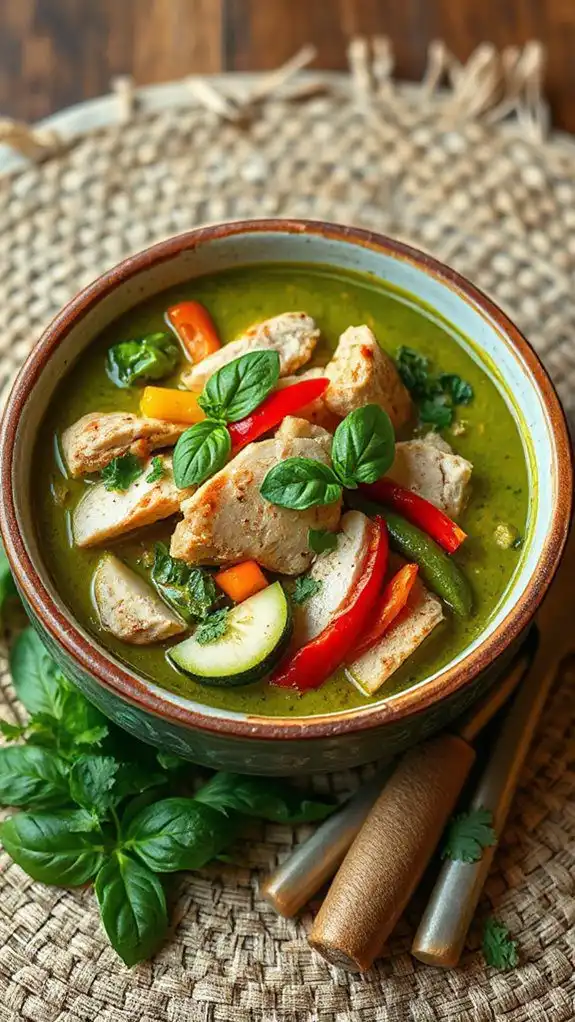 spicy coconut milk curry