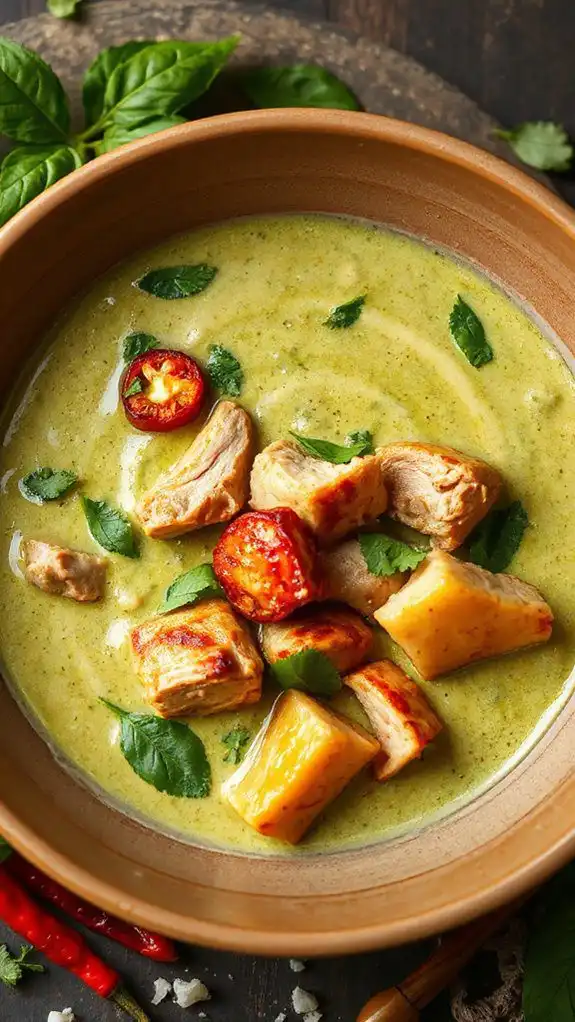 spicy coconut milk curry